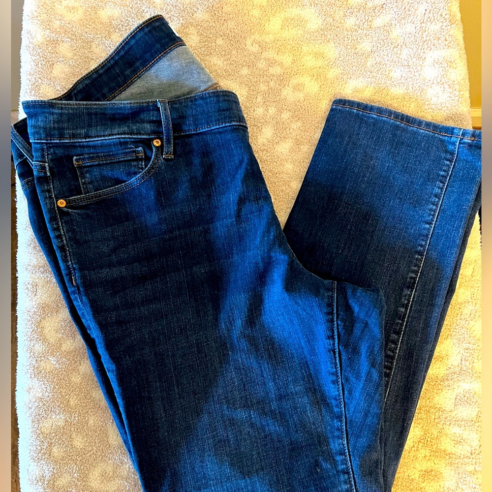 Like New Loft by Ann Taylor Modern Straight Loft Plus Jeans